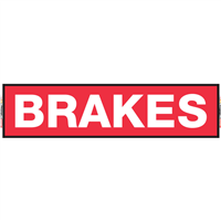 2' x 8' FullSpeed Automotive Red Brakes Mesh Bay Banner (single-sided)