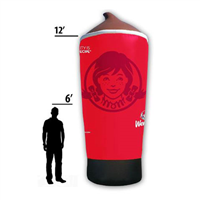 12' Wendy's  Red Frosty Cup Inflatable