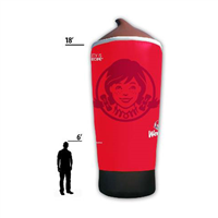 18' Wendy's Red Frosty Cup Custom Inflatable
