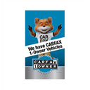 22" X 35" Carfax Blue We have Carfax 1 Owner Vehicles with Fox Super Vinyl Bandit Sign (double sided)