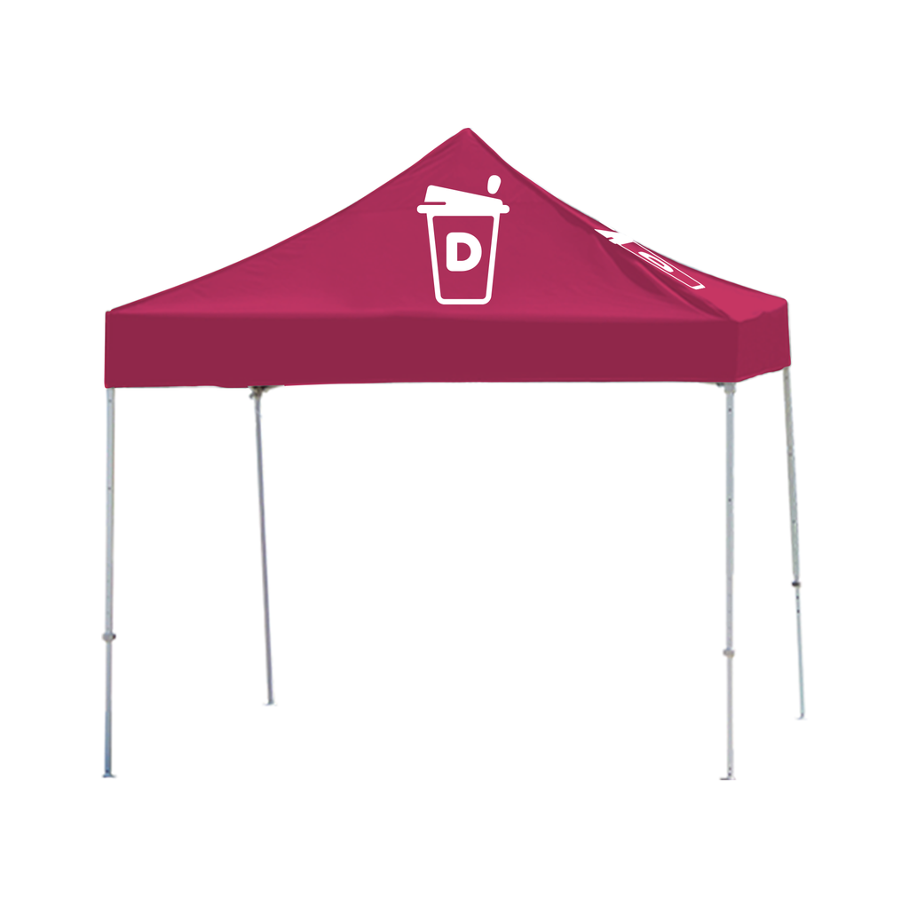 10' X 10' Dunkin' Donuts Pink & White Logo Tent Topper
