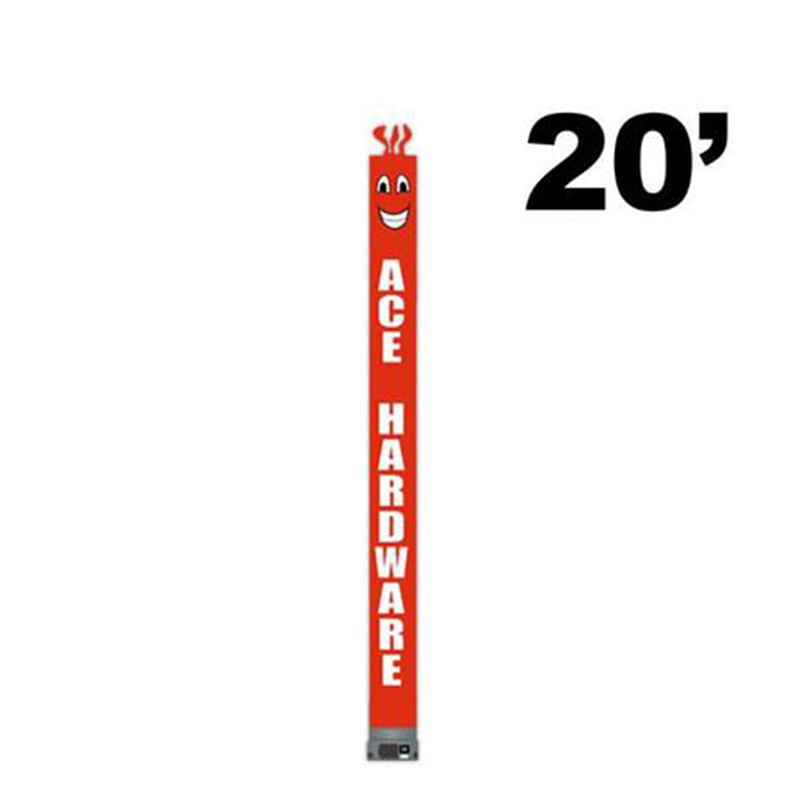 18' Ace Hardware Red Logo Tube Dancer (with face only)