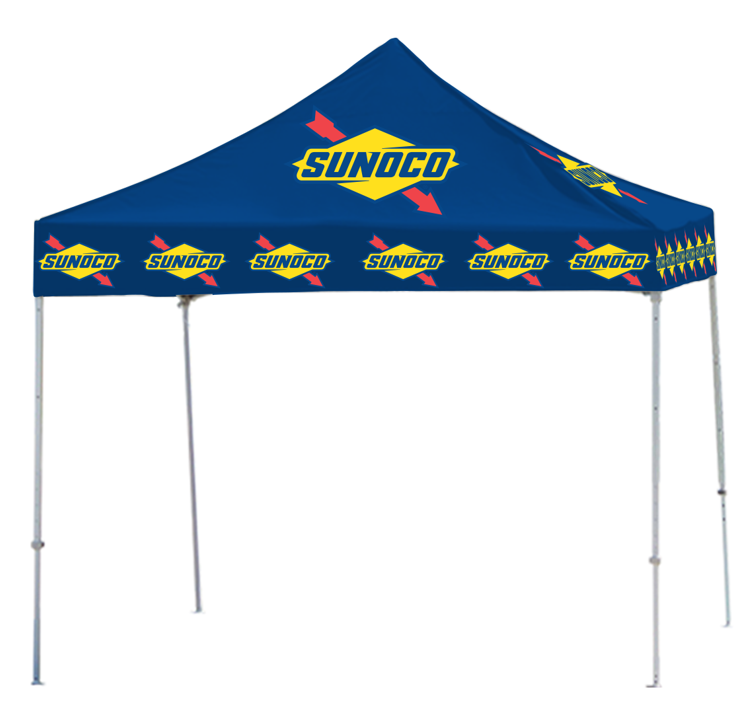 10' X 10' Sunoco Blue Logo Tent Topper