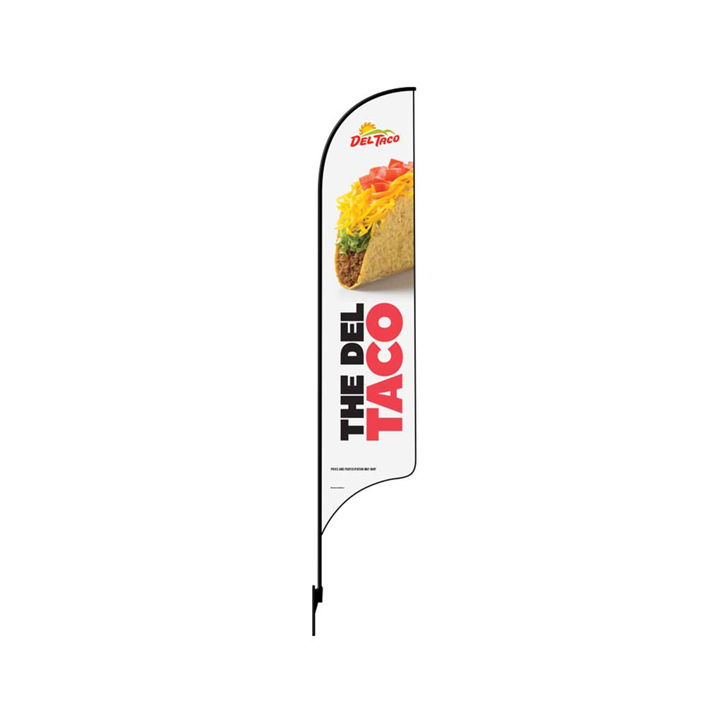 OLD DO NOT USE 15' Del Taco "The Del Taco" AdverSail Flag Kit