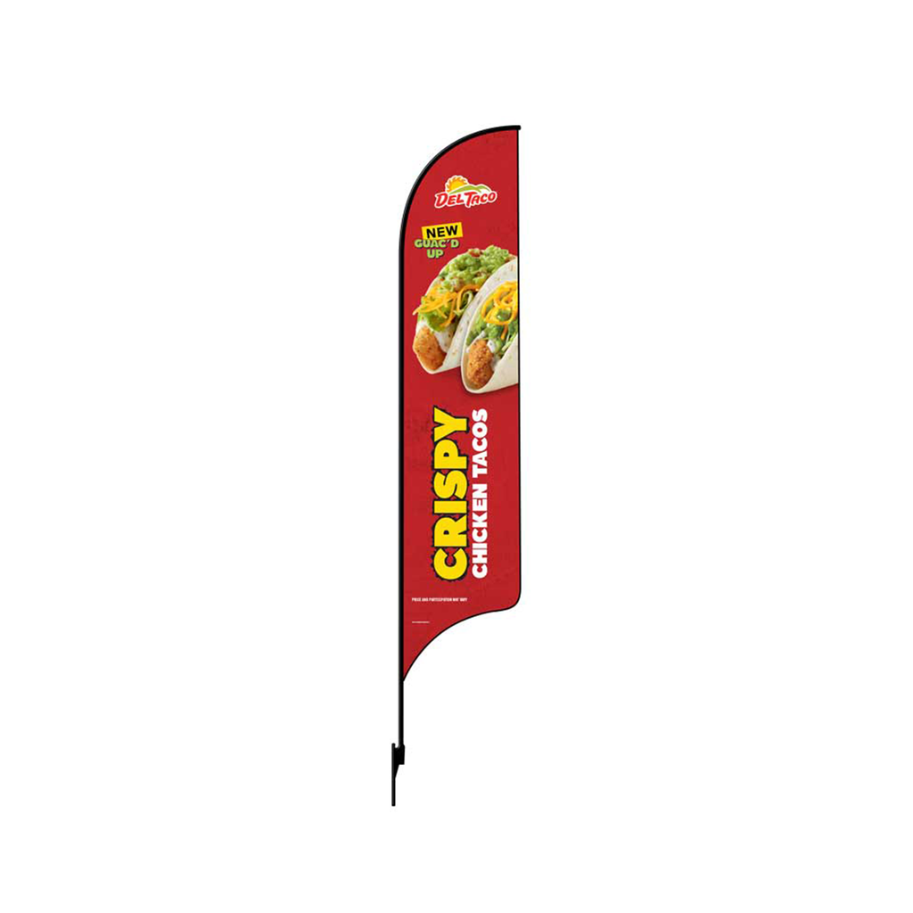 OLD DO NOT USE 15' Del Taco Crispy Chicken Tacos AdverSail Flag Kit