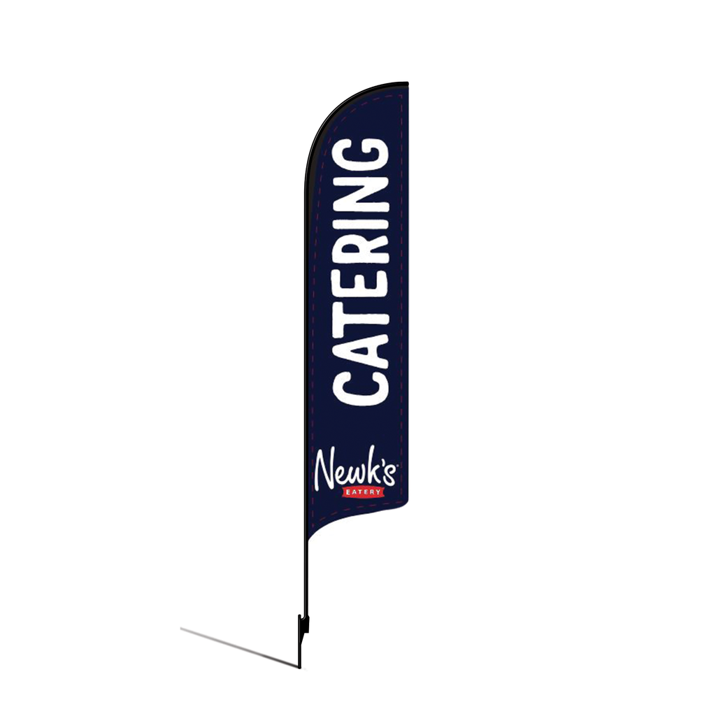OLD DO NOT USE 15' Newk's Eatery Catering Navy AdverSail Flag (double-sided, 2025 art) Kit