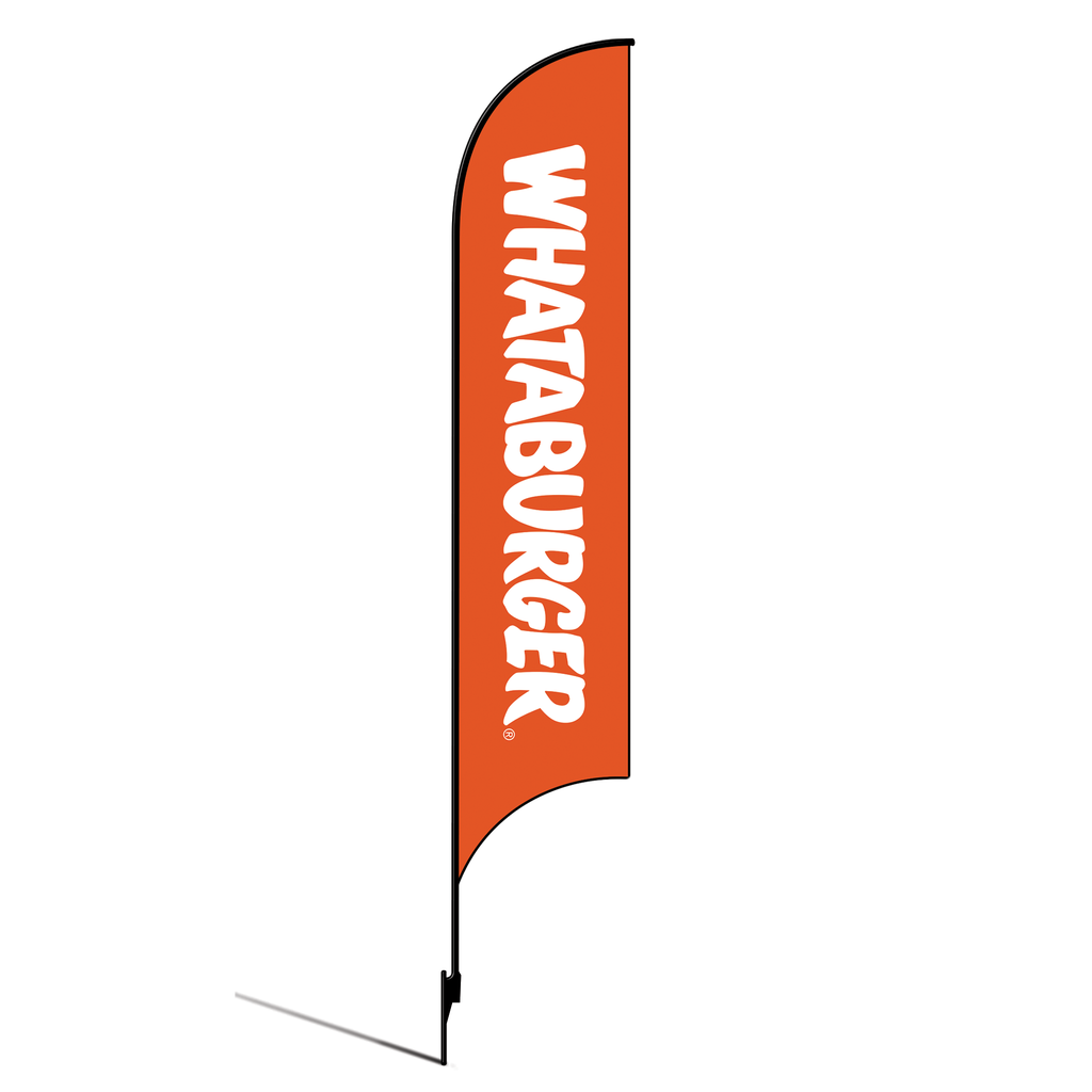 OLD DO NOT USE 15' Whataburger Logo orange AdverSail Flag Kit