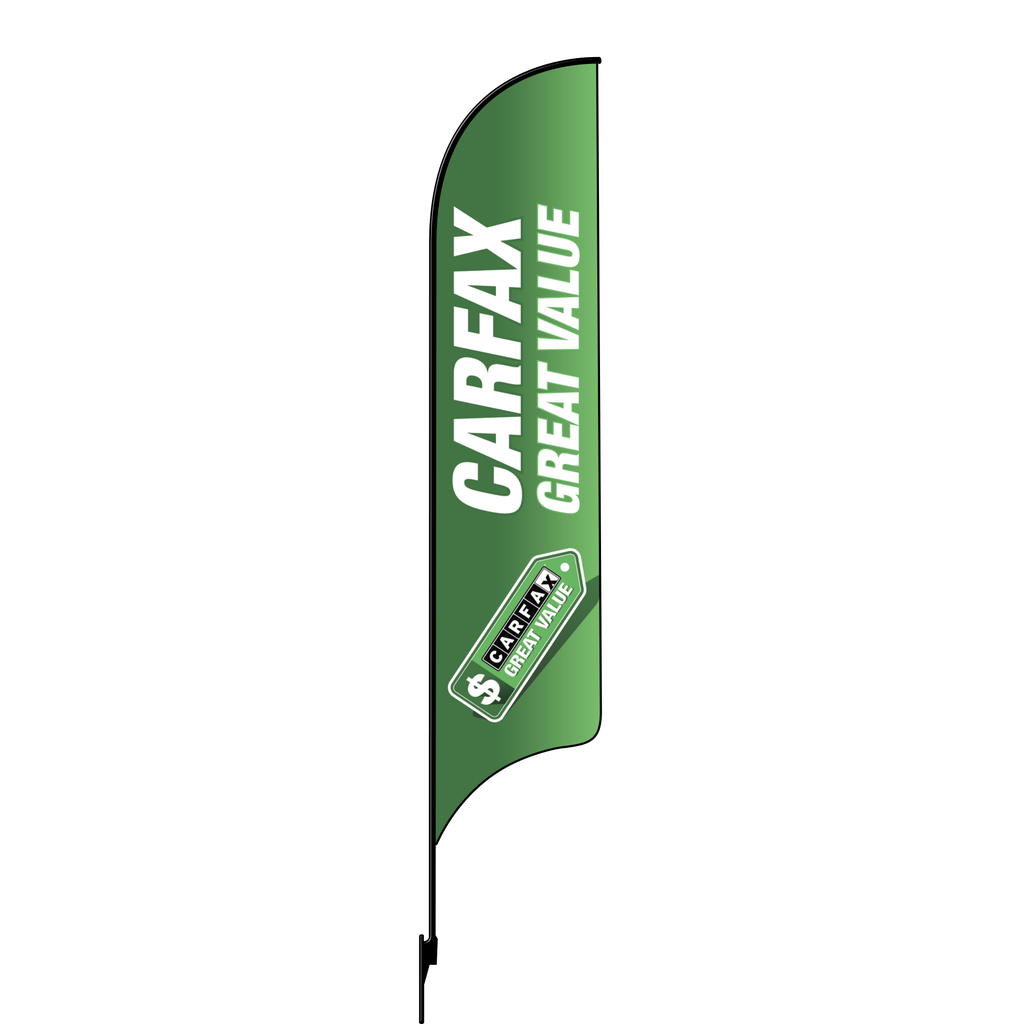 OLD DO NOT USE 15' Carfax Green Great Value AdverSail Flag Kit