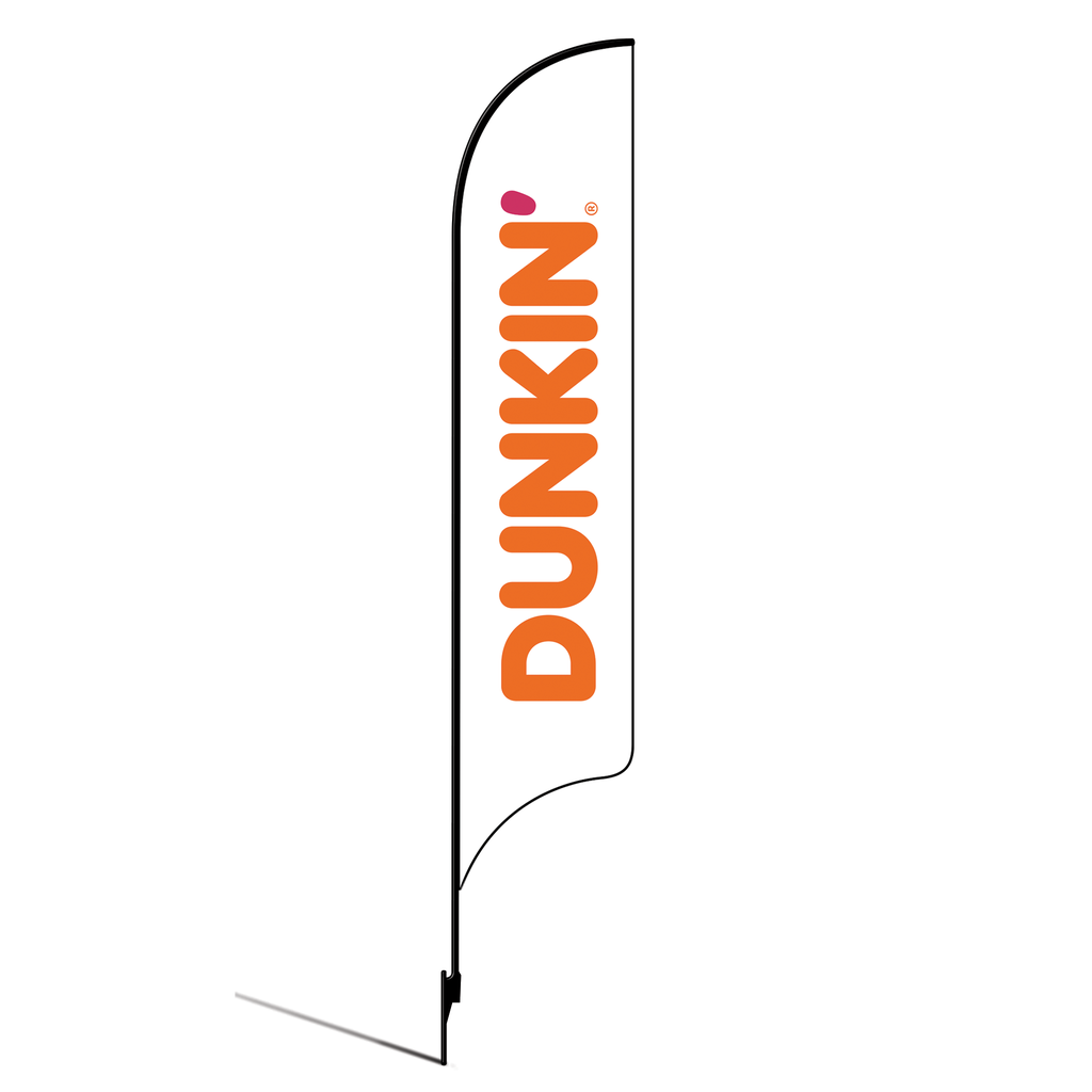 OLD DO NOT USE 15' Dunkin' Donuts White Logo AdverSail Flag Kit