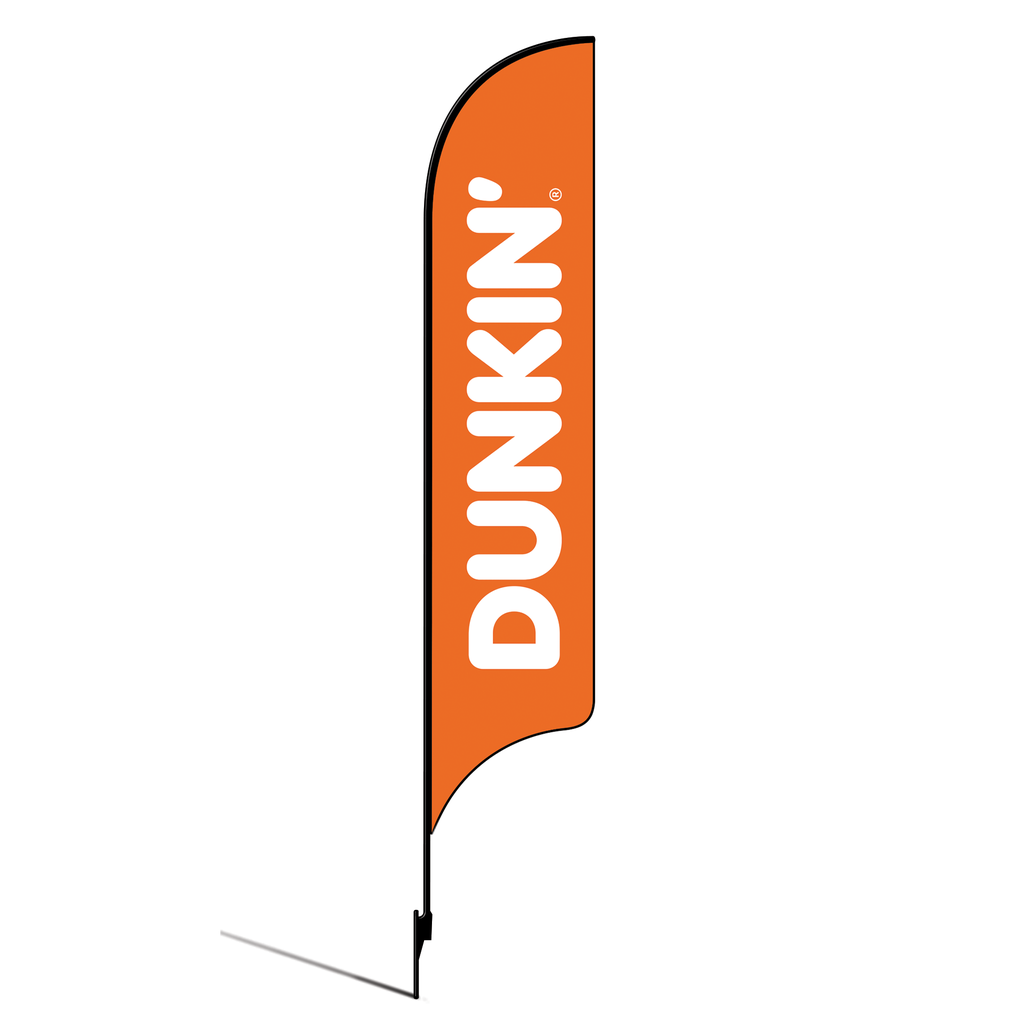 DO NOT USE 15' Dunkin' Donuts Orange Logo AdverSail Flag Kit