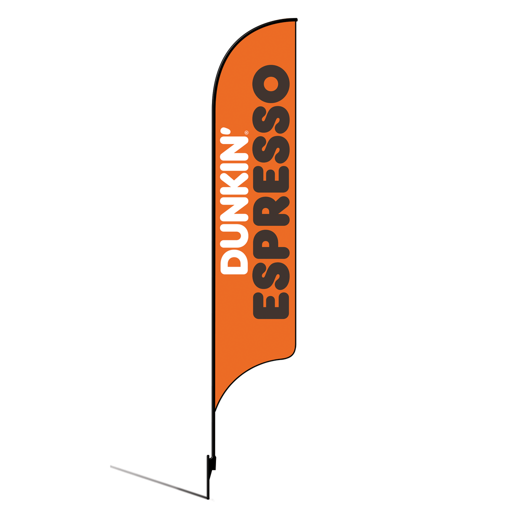 OLD DO NOT USE 15' Dunkin' Donuts Orange Espresso AdverSail Flag Kit