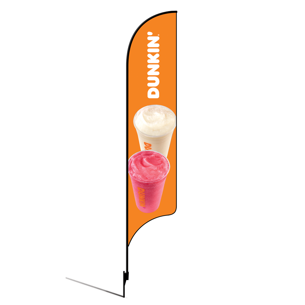 OLD DO NOT USE 15' Dunkin' Donuts Orange Coolatta AdverSail Flag Kit