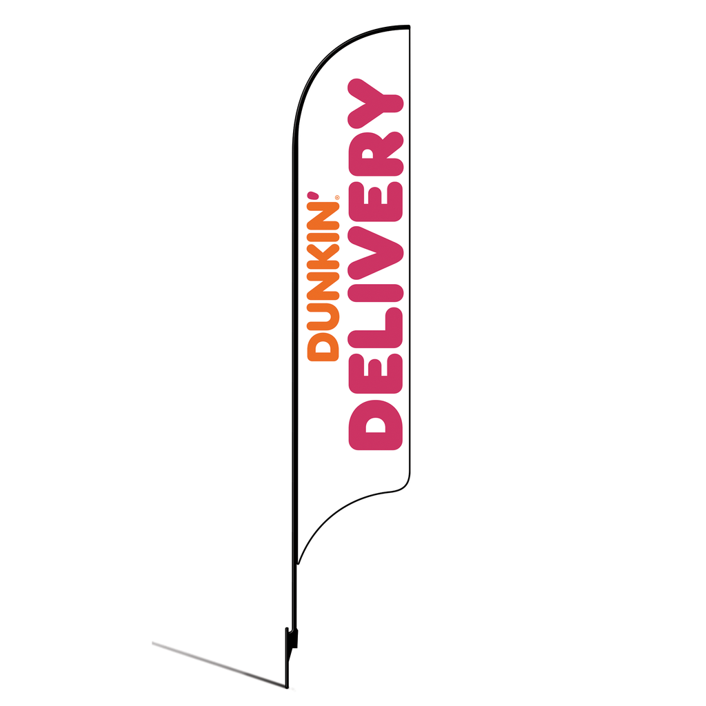 Kit for 15' Dunkin' Donuts White Delivery AdverSail