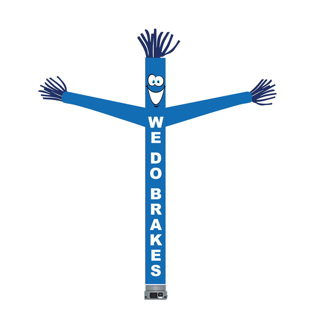 Kit for 18' FullSpeed Automotive Blue We Do Brakes Tube Dancer (with face & arms)