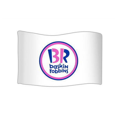3' X 5' Baskin Robbins White Logo Flag 
